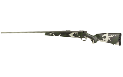 WEATHERBY VTE653WR8B VANGUARD TALON 6.5-300 WTHBY MAG 3+1 28" TUNGSTEN CERAKOTE PEAK 44 BLACKTOOTH CARBON FIBER STOCK W/ GREEN & WHITE SPONGE PATTERN