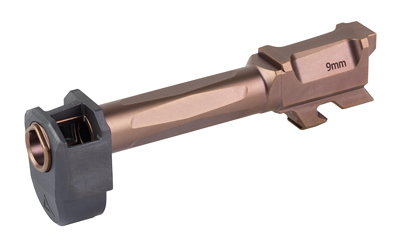 RADIAN WEAPONS R0843 RAMJET & AFTERBURNER COMBO 9MM LUGER COMPATIBLE W/GLOCK 43, BRONZE STAINLESS STEEL