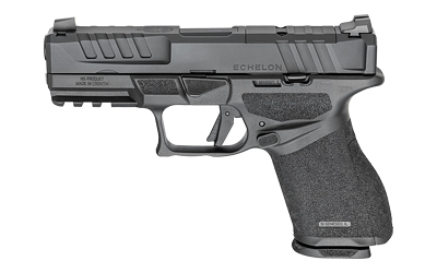 SPRINGFIELD ARMORY EC9409BU15 ECHELON  COMPACT FRAME 9MM 15+1 4" BLACK MELONITE STEEL BARREL & OPTIC READY/SERRATED STEEL SLIDE, BLACK POLYMER FRAME W/PICATINNY RAIL, TEXTURED GRIP, AMBIDEXTROUS