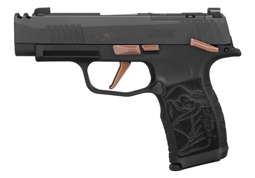SIG SAUER 365XL9ROSEMSCA  ROSE *CA COMPLIANT 9MM 10+1 3.10" NITRON STAINLESS STEEL SLIDE/LASER ENGRAVED POLYMER GRIP