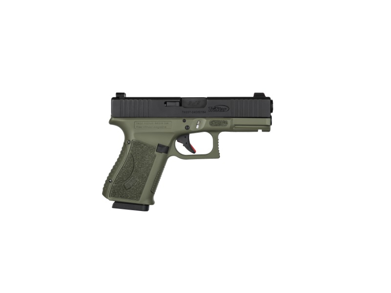 TRISTAR 85776 APOC  9MM LUGER 15+1 4.02" BLACK STEEL BARREL, BLACK CERAKOTE SERRATED STEEL SLIDE, MULTICAM CERAKOTE POLYMER FRAME W/ACCESSORY RAIL, TEXTURED GRIP