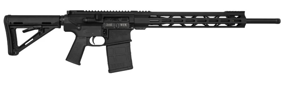 DIAMONDBACK DB1023C001 DB10  308 WIN 20RD BLACK HARD COAT ANODIZED 7075-T6 ALUMINUM RECEIVER MAGPUL MOE K GRIP
