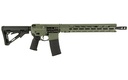 DIAMONDBACK DB1784K791 DB15 OBSIDIAN 5.56 NATO 30+1 16" BLACK NITRIDE THREADED BARREL, JUNGLE GREEN CERAKOTE PICATINNY RAIL ALUMINUM RECEIVER, MAGPUL CTR BLACK SYNTHETIC STOCK & MAGPUL MOE K2 GRIP