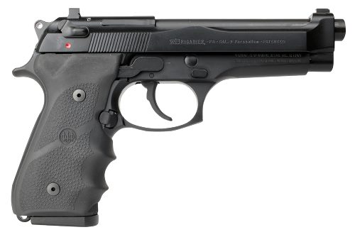 BERETTA USA J92F700M 92FS BRIGADIER FULL SIZE FRAME 9MM LUGER 15+1 4.70" BLACK INOX STEEL BARREL, BLACK BRUNITON SERRATED STEEL SLIDE, BLACK ALUMINUM FRAME W/BEAVERTAIL, DA/SA, AMBIDEXTROUS