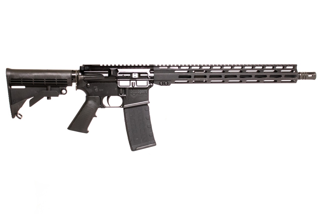 ATI ATIMS556ML15 MIL-SPORT  5.56X45MM NATO 16" 30+1 BLACK REC BLACK ADJUSTABLE ALPHA STOCK BLACK POLYMER GRIP RIGHT HAND