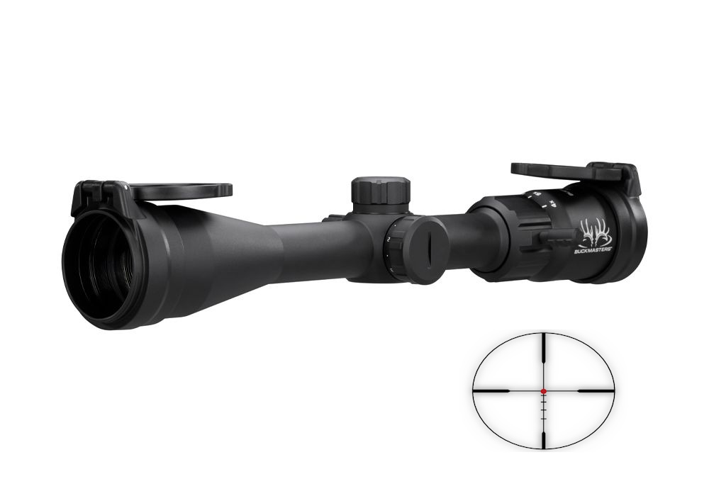 SIG SAUER ELECTRO-OPTICS SOBM43002 BUCKMASTERS  BLACK 3-12X 44MM 1" TUBE ILLUMINATED HELLFIRE BUCKMASTERS BDC RETICLE