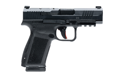 CANIK HG7883N METE MC9LS SUB-COMPACT FRAME 9MM LUGER 17+1 3.64" BLACK STEEL BARREL, BLACK NITRIDE SERRATED STEEL SLIDE, BLACK POLYMER FRAME W/PICATINNY RAIL, INTERCHANGEABLE BACKSTRAP GRIP