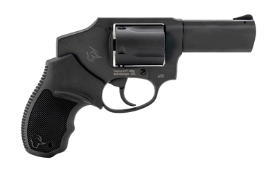 TAURUS 2-650131 650  SMALL 357 MAG/38 SPECIAL +P 5 SHOT 3" MATTE BLACK ALLOY STEEL BARREL, CYLINDER & FRAME, BLACK RUBBER GRIP, TRANSFER BAR SAFETY, CONCEALED HAMMER