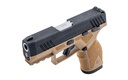 TAURUS 1-GX2931T GX2  9MM LUGER 13+1 3.37" MATTE STAINLESS STEEL BARREL, MATTE BLACK SERRATED STAINLESS STEEL SLIDE, TAN POLYMER FRAME W/PICATINNY RAIL, POLYMER GRIP