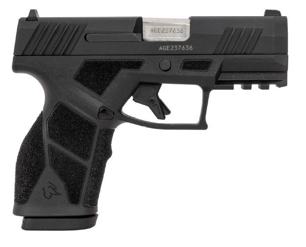 TAURUS 1-GX2931-10 GX2  COMPACT FRAME 9MM LUGER 10+1 3.38" BLACK STEEL BARREL, MATTE BLACK SERRATED ALLOY STEEL SLIDE, BLACK POLYMER FRAME W/PICATINNY RAIL, POLYMER GRIP