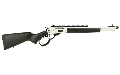 ROSSI 95303016W R95 TRAPPER 30-30 WIN 5+1 16.50" WHITE CERAKOTE THREADED BARREL, WHITE CERAKOTE PICATINNY RAIL STAINLESS STEEL RECEIVER, FIXED BLACK POLYMER STOCK
