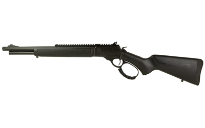 ROSSI 950044161 R95 TRAPPER 44 MAG 8+1 16.50" BLACK OXIDE THREADED BARREL, BLACK OXIDE PICATINNY RAIL ALLOY STEEL RECEIVER, FIXED BLACK POLYMER STOCK