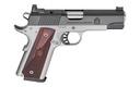 SPRINGFIELD ARMORY PX9117LAOS 1911 RONIN 9MM 9+1 4.25" STAINLESS STEEL BARREL OPTIC READY BLUED SLIDE CROSSED CANNONS CHECKERED GRIP