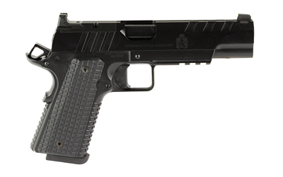 SPRINGFIELD ARMORY PX9229LAOS 1911 EMISSARY 9MM 9+1 5" STAINLESS STEEL BARREL OPTIC READY BLACK CARBON STEEL SLIDE VZ GRIPS THIN-LINE G10 GRIP
