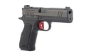 DAN WESSON 92104 DWX  COMPACT FRAME 9MM LUGER 15+1 4" BLACK MATCH GRADE BARREL, BLACK DLC SERRATED SLIDE, BLACK ALUMINUM FRAME W/BEAVERTAIL, BLACK ALUMINUM GRIP
