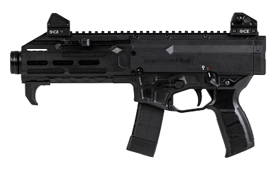 CZ-USA 91431 SCORPION 3+  9MM LUGER 20+1 7.80" BLACK THREADED BARREL, M-LOK HANDGUARD, PICATINNY RAIL, BLACK POLYMER GRIP, AMBIDEXTROUS