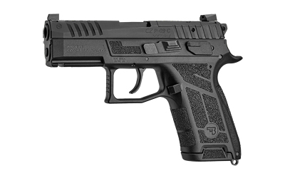 CZ-USA 01660 P-09 C NOCTURNE COMPACT FRAME 9MM LUGER 10+1 3.74" BLACK STEEL BARREL, BLACK OPTIC CUT/SERRATED STEEL SLIDE, BLACK POLYMER FRAME W/PICATINNY RAIL, TEXTURED GRIP