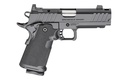 SPRINGFIELD ARMORY PH9117AOSCOMP 1911 DS PRODIGY 9MM LUGER 20+1 4.25" STAINLESS MATCH GRADE BULL BARREL, BLACK CERAKOTE OPTIC READY SERRATED CARBON STEEL SLIDE & FRAME W/BEAVERTAIL, BLACK POLYMER GRIP