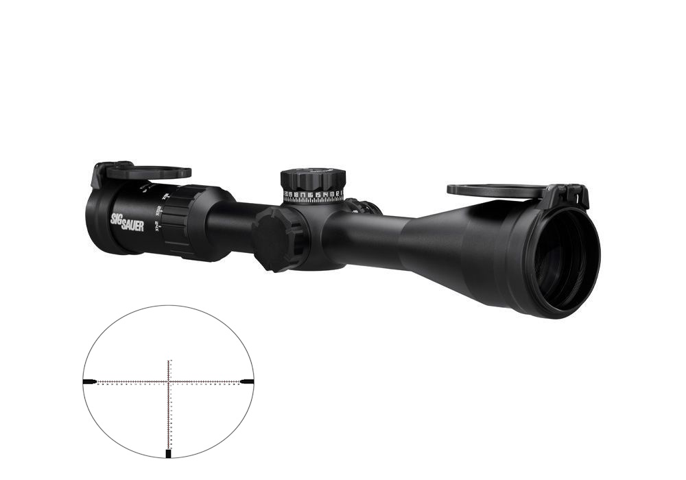 SIG SAUER ELECTRO-OPTICS SOW46001 WHISKEY4  BLACK 6-24X50MM 30MM TUBE MOA MILLING HUNTER 2.0 RETICLE