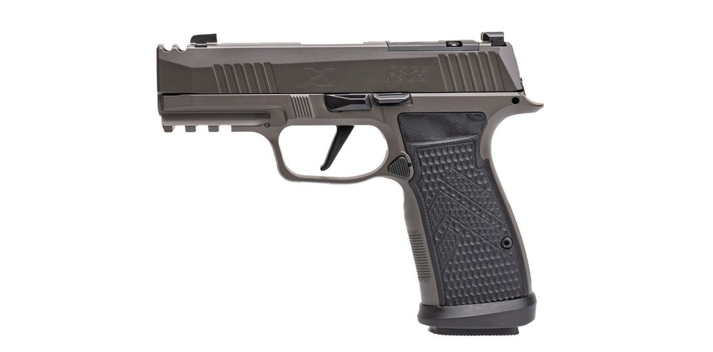SIG SAUER 365AXGCA9LEGION10 P365 AXG LEGION 9MM 10+1 3.10" COMPACT FRAME LEGION GRAY CERAKOTE STAINLESS STEEL SLIDE G-10 GRIP
