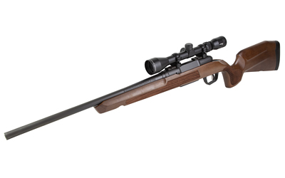 SAVAGE ARMS 32264 AXIS 2 XP COMBO 400 LEGEND 4+1 20" MATTE BLACK SPORTER BARREL & DRILLED & TAPPED CARBON STEEL RECEIVER, ERGONOMIC HARDWOOD STOCK, RIGHT HAND, BORESIGHTED 3-9X40MM SCOPE