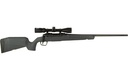 SAVAGE ARMS 32175 AXIS 2 XP COMBO FULL SIZE 7MM-08 REM 4+1 22" BLACK SPORTER BARREL, BLACK CARBON STEEL RECEIVER DRILLED & TAPPED, GRAY FIXED SYNTHETIC STOCK, WEAVER 3-9X40MM SCOPE, RIGHT HAND