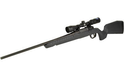 SAVAGE ARMS 32172 AXIS 2 XP COMBO FULL SIZE 22-250 REM 4+1 22" BLACK SPORTER BARREL, BLACK CARBON STEEL RECEIVER DRILLED & TAPPED, GRAY FIXED SYNTHETIC STOCK, WEAVER 3-9X40MM SCOPE, RIGHT HAND