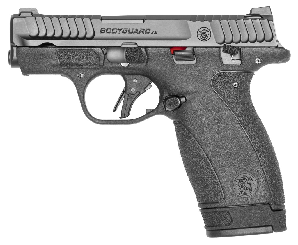 SMITH & WESSON 13926 BODYGUARD 2.0 MICRO FRAME 380 ACP 12+1 2.75" BLACK ARMORNITE STAINLESS STEEL BARREL, BLACK ARMORNITE SERRATED STAINLESS STEEL SLIDE, BLACK POLYMER FRAME, TEXTURED GRIP