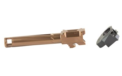 RADIAN WEAPONS R0832 RAMJET & AFTERBURNER COMBO 9MM LUGER COMPATIBLE W/GLOCK 19 GEN5, BRONZE STAINLESS STEEL
