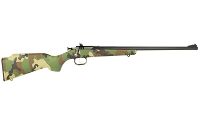 CRICKETT KSA2170 MY FIRST RIFLE GEN2 22 S/L/LR SINGLE SHOT 16.10" BLUED BARREL & RECEIVER, M81 WOODLAND CAMO SYNTHETIC FIXED STOCK, EZ LOADER