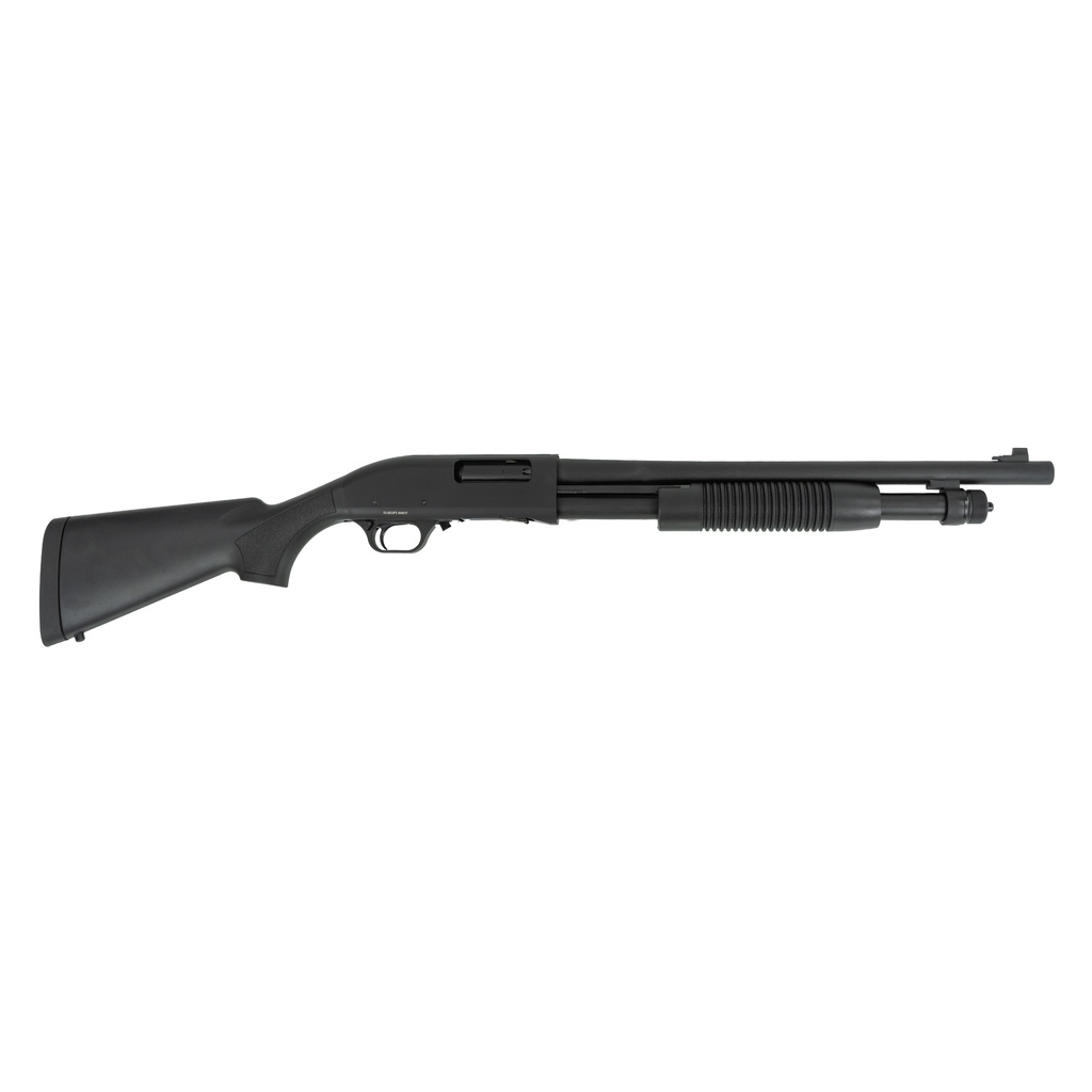 TOKAREV USA 21000412 TX3 HAMMER FULL SIZE 12 GAUGE PUMP 3" 5+1 18.50" BLACK CHROMATE CYLINDER BORE BARREL, BLACK ANODIZED DRILLED & TAPPED RECEIVER, FIXED BLACK SYNTHETIC STOCK