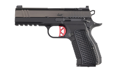 DAN WESSON 92113 DWX  COMPACT FRAME 9MM LUGER 10+1 4.95" BLACK MATCH GRADE BARREL, BLACK DLC OPTICS READY/SERRATED STEEL SLIDE, BLACK ALUMINUM FRAME W/BEAVERTAIL BLACK TEXTURED ALUMINUM GRIP