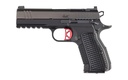 DAN WESSON 92113 DWX  COMPACT FRAME 9MM LUGER 10+1 4.95" BLACK MATCH GRADE BARREL, BLACK DLC OPTICS READY/SERRATED STEEL SLIDE, BLACK ALUMINUM FRAME W/BEAVERTAIL BLACK TEXTURED ALUMINUM GRIP