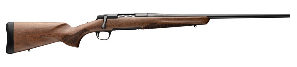 BROWNING 036001294 X-BOLT 2 HUNTER FULL SIZE 6.5 PRC 3+1 24" MATTE BLUED SPORTER BARREL, MATTE BLUED DRILLED & TAPPED STEEL RECEIVER, FIXED SATIN CHECKERED WALNUT STOCK