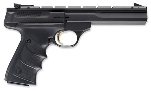 BROWNING 051421490 BUCK MARK CONTOUR *CA COMPLIANT 22 LR 10+1 5.50" BLACK CONTOURED BARREL, MATTE BLUED ALUMINUM FRAME & RECEIVER W/RAIL, BLACK OVERMOLDED GRIP, RIGHT HAND