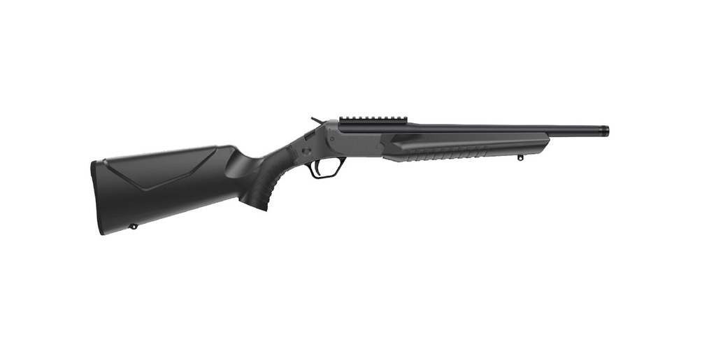 ROSSI LWC86OBBK LWC  8.6 BLACKOUT 1RD 16.50" BLACK OXIDE THREADED BARREL, BLACK PICATINNY RAIL STEEL RECEIVER, BLACK FIXED SYNTHETIC STOCK