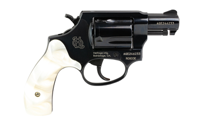 HERITAGE MFG HR38B2W ROSCOE  SMALL FRAME 38 SPECIAL +P 5RD 2" BLACK POLISHED ALLOY STEEL BARREL & CYLINDER, BLACK POLISHED CARBON STEEL FRAME, WOOD GRIP, TRANSFER BAR SAFETY