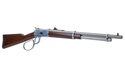 HERITAGE MFG H92044189 92 RANCH HAND 44 MAG 8RD 18" STAINLESS POLISHED  BARREL, STAINLESS POLISHED RECEIVER, FIXED HARDWOOD STOCK