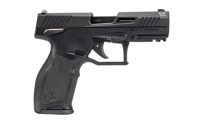 TAURUS 1-2TX22341-10 TX22 GEN 2 FULL SIZE FRAME 22 LR 10+1 4.10" MATTE BLACK STEEL BARREL, BLACK HARD COAT ANODIZED SERRATED SLIDE, BLACK POLYMER FRAME W/PICATINNY RAIL, RIGHT HAND