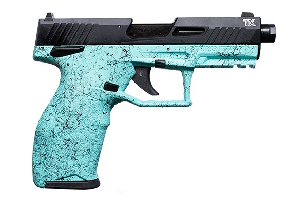 TAURUS 12TX22141SP410 TX22 GEN 2 FULL SIZE FRAME 22 LR 10+1 4.10" THREADED BARREL, SERRATED SLIDE, POLYMER FRAME W/PICATINNY RAIL, RIGHT HAND