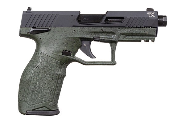 TAURUS 1-2TX22141SP2-10 TX22 GEN 2 FULL SIZE FRAME 22 LR 10+1 4.10" THREADED BARREL, SERRATED SLIDE, POLYMER FRAME W/PICATINNY RAIL, RIGHT HAND