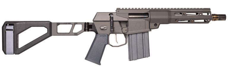 Q LLC MINIFIX300BLK8PST MINI FIX  300 BLACKOUT 30+1 8" BLACK ANODIZED TAPERED THREADED BARREL, Q-SERT FREE-FLOAT HANDGUARDS, PICATINNY RAIL RECEIVER, BLACK SBA3 BRACE, BLACK POLYMER GRIPS