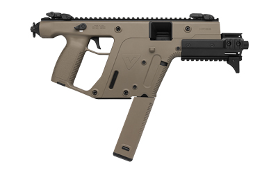 KRISS USA KV10PFD30 VECTOR SDP ENHANCED G2 10MM AUTO 33+1 6.50" BLACK NITRIDE THREADED BARREL, FLAT DARK EARTH PICATINNY RAIL TOP & BOTTOM, MK5M MODULAR RAIL