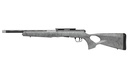 SAVAGE ARMS 47253 A SERIES TIMBERLITE 22LR 10+1 18" BLACK THREADED CARBON FIBER/SS BARREL, BLACK PICATINNY RAIL STEEL RECEIVER, GRAY W/BLACK WEBBING SYNTHETIC FIXED THUMBHOLE STOCK