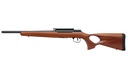 SAVAGE ARMS 47247 A SERIES TIMBER 22 LR 10+1 18" BLACK THREADED BARREL, BLACK PICATINNY RAIL STEEL RECEIVER, WOODGRAIN FIXED THUMBHOLE STOCK