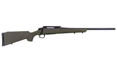 CVA CR3908G CASCADE  22-250 REM 4+1 22" BLACK CERAKOTE STEEL THREADED BARREL, BLACK CERAKOTE RECEIVER, OD GREEN SYNTHETIC STOCK