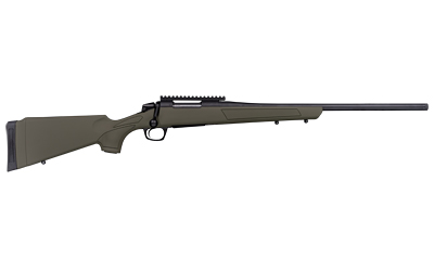 CVA CR3905G CASCADE  450 BUSHMASTER 2+1 22" BLACK CERAKOTE STEEL THREADED BARREL, BLACK CERAKOTE PICATINNY RAIL STEEL RECEIVER, FIXED OD GREEN SYNTHETIC STOCK