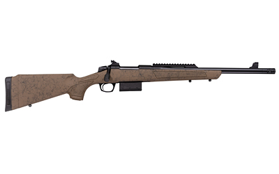 CVA CR3933 CASCADE SR80 FULL SIZE 308 WIN 10+1 18" BLACK CERAKOTE STEEL THREADED BARREL, BLACK CERAKOTE STAINLESS STEEL RECEIVER W/PICATINNY RAIL, FLAT DARK EARTH W/BLACK WEB ADJ LOP SYNTHETIC STOCK