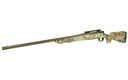 CVA CR3961 CASCADE LONG RANGE HUNTER FULL SIZE 300 WIN MAG 24" SMOKED BRONZE CERAKOTE STEEL THREADED BARREL, REALTREE HILLSIDE SYNTHETIC STOCK