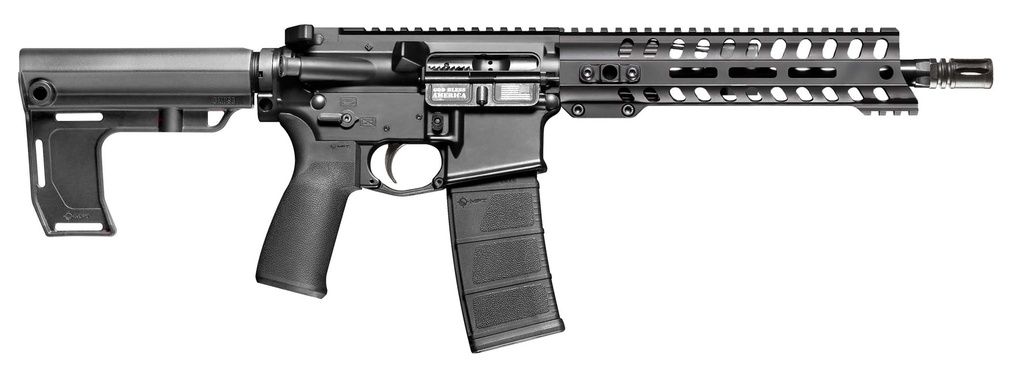 PATRIOT ORDNANCE FACTORY 2295 P15 CONSTABLE 300 BLACKOUT 30+1 10.50" M-LOK HANDGUARD, BLACK ANODIZED ALUMINUM RECEIVER W/PICATINNY RAIL, BLACK POLYMER MFT BLADE STABILIZER, MFT GRIP